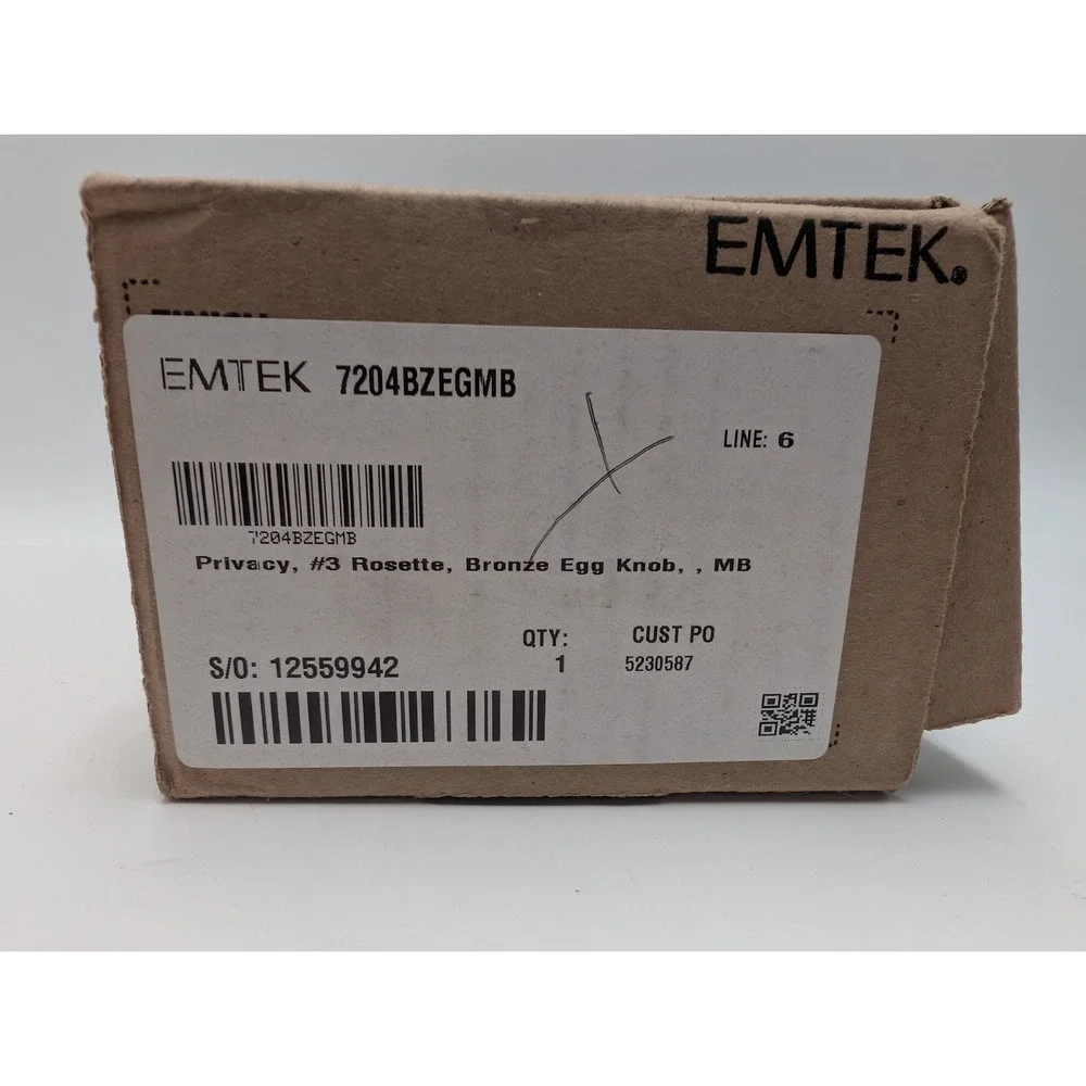 Emtek egg knob